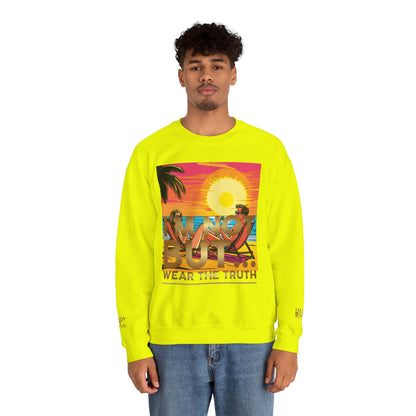 « Édition spéciale – Sunset » – Sweat-shirt ras du cou unisexe Heavy Blend™ 