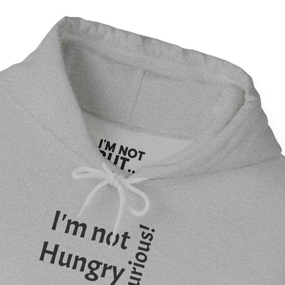 "I'm Not Hungry, But... Snack-Curious!" - Sweatshirt Unissexo Heavy Blend™ com Capuz