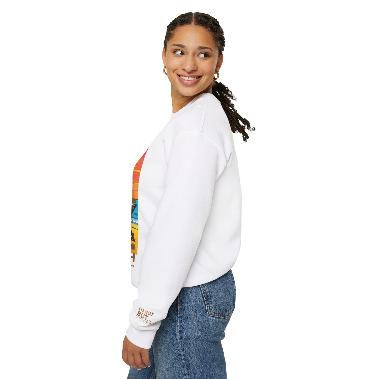 "Edição Especial – Sunset" - Sweatshirt Unissexo Heavy Blend™ com Gola Redonda