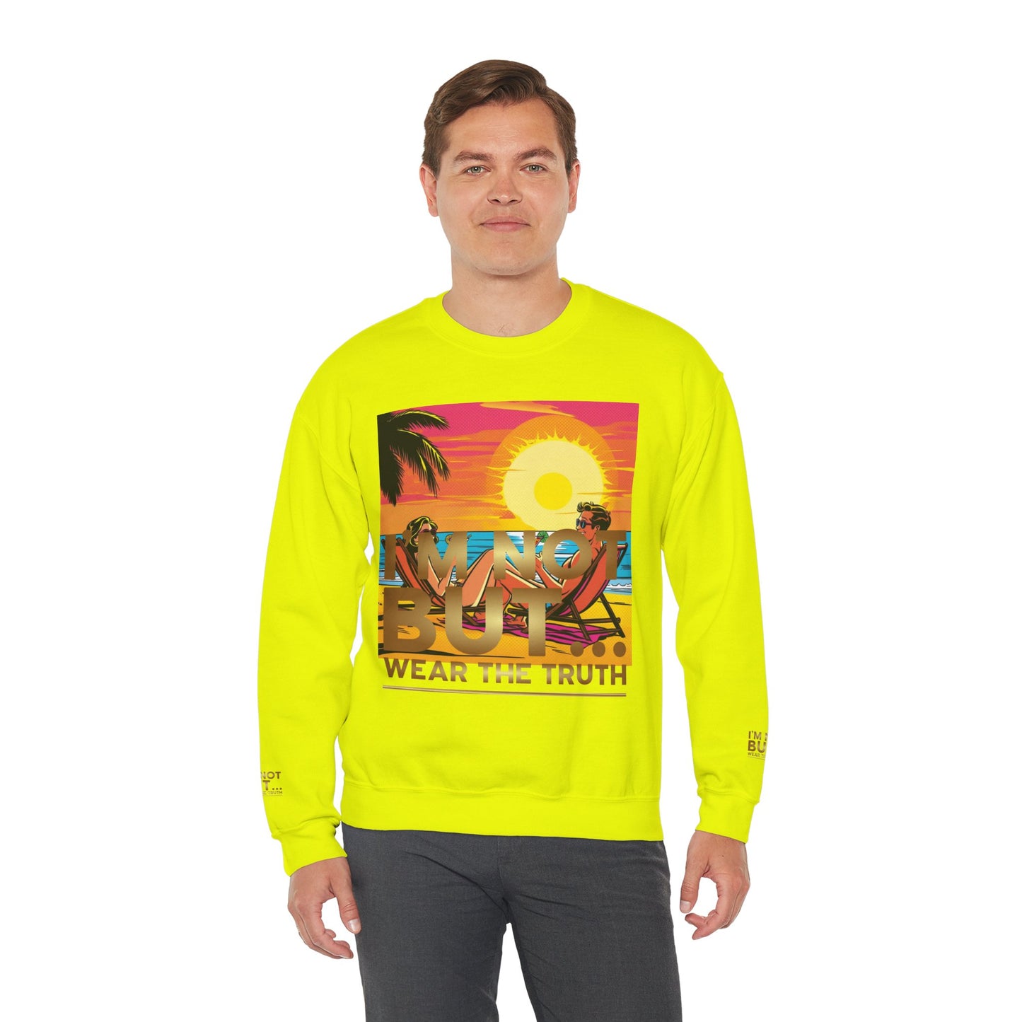 "Edição Especial – Sunset" - Sweatshirt Unissexo Heavy Blend™ com Gola Redonda