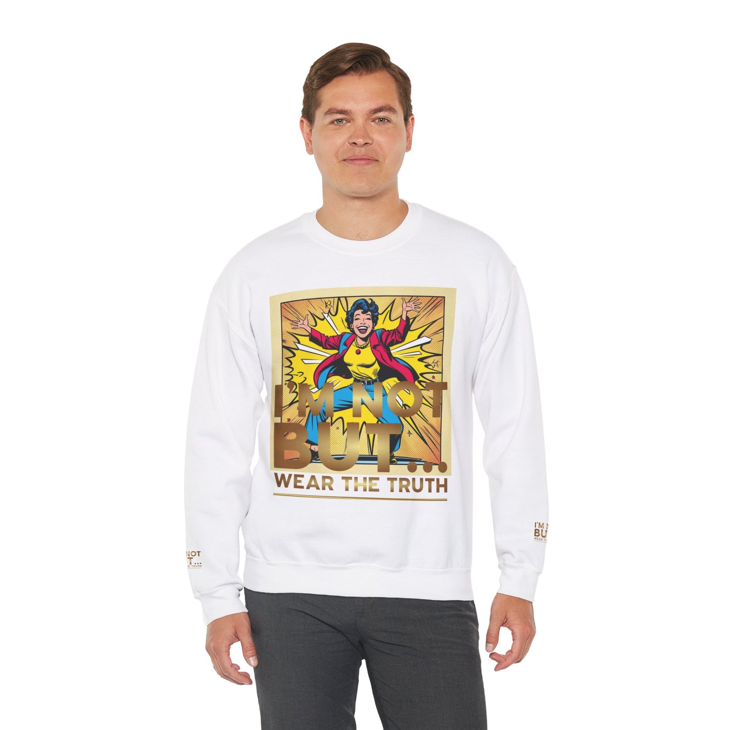 "Edição Especial –Energia Pura" - Sweatshirt Unissexo Heavy Blend™ com Gola Redonda