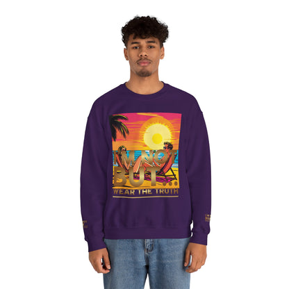 "Edição Especial – Sunset" - Sweatshirt Unissexo Heavy Blend™ com Gola Redonda