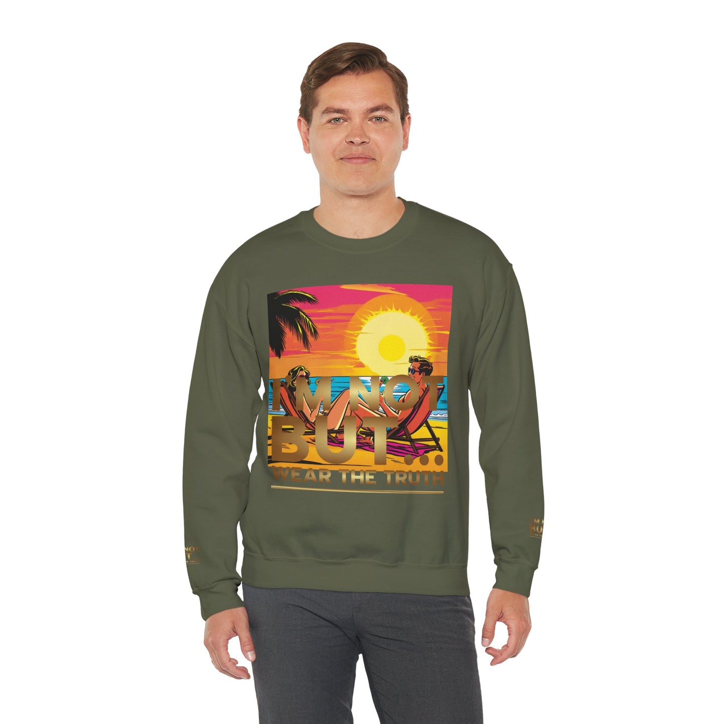 « Édition spéciale – Sunset » – Sweat-shirt ras du cou unisexe Heavy Blend™ 