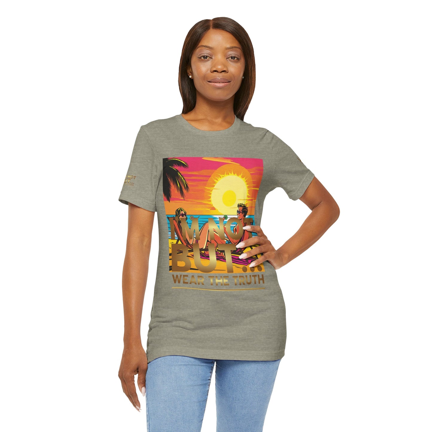 "Edição Especial – Sunset" - T-Shirt Unissexo de Manga Curta em Jersey