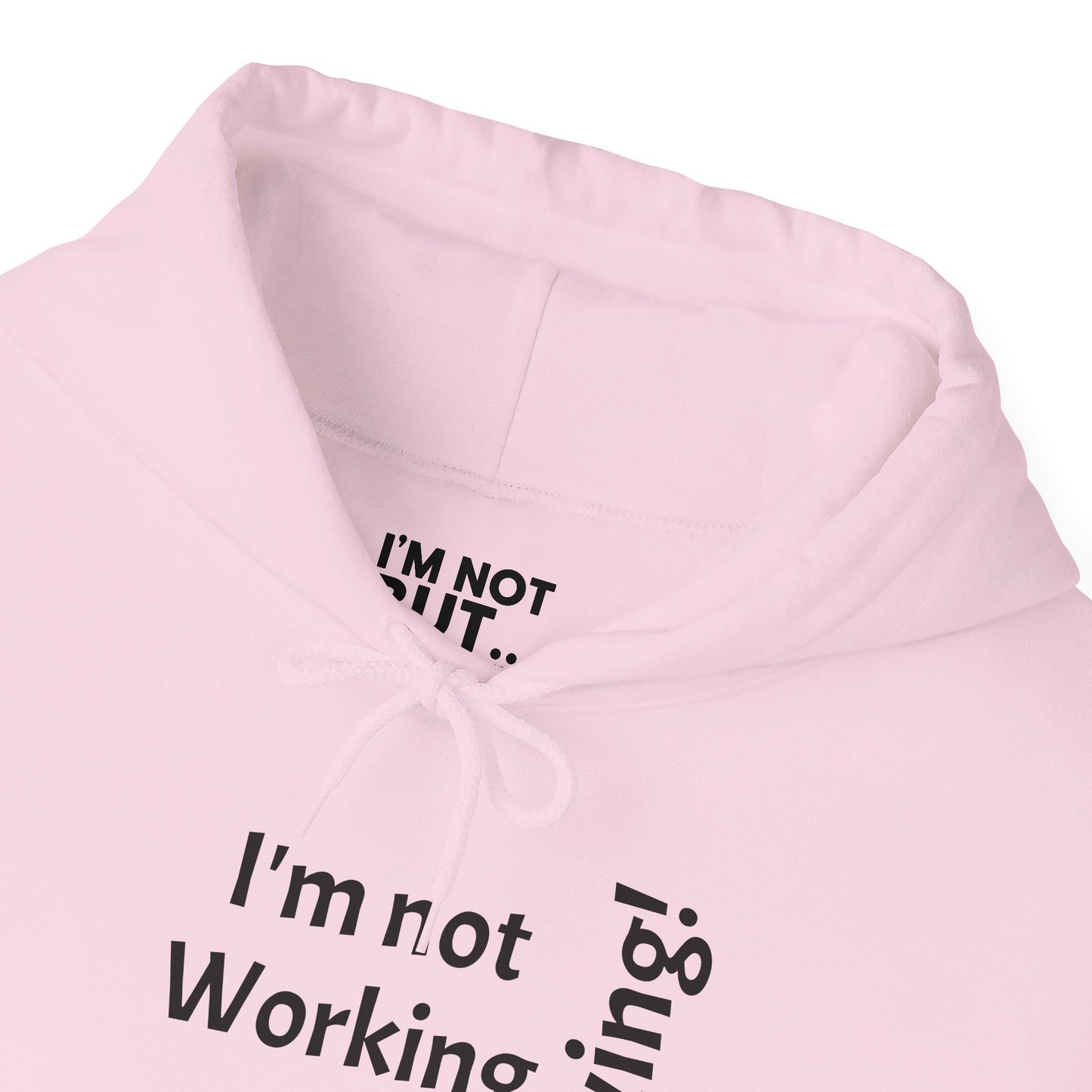 "I'm Not Working, But... Surviving!" - Sweatshirt Unissexo Heavy Blend™ com Capuz