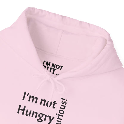 "I'm Not Hungry, But... Snack-Curious!" - Sweatshirt Unissexo Heavy Blend™ com Capuz