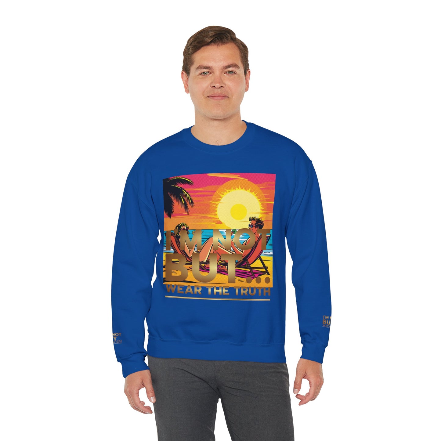 "Edição Especial – Sunset" - Sweatshirt Unissexo Heavy Blend™ com Gola Redonda