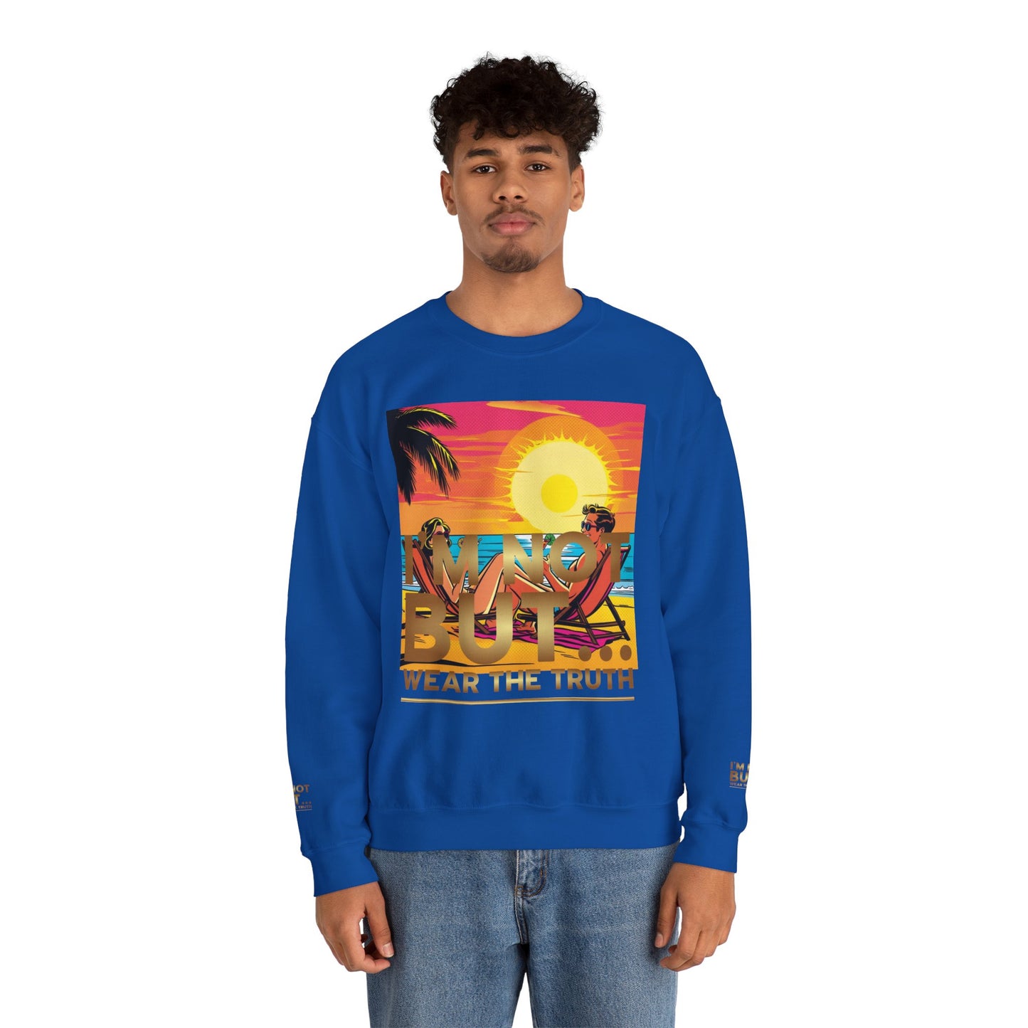 "Edição Especial – Sunset" - Sweatshirt Unissexo Heavy Blend™ com Gola Redonda